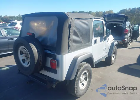 2004 Jeep Wrangler X from USA, damaged, VIN 1J4FA39S64P799528